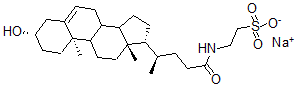 CAS#: 17238-48-1， 2-(((3beta)-3-Hydroxy-24-oxochol-5-en-24-yl)amino)-Ethanesulfonic acid monosodium salt