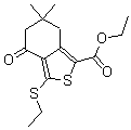 CAS#: 172516-43-7， 3-(Ethylthio)-4,5,6,7-Tetrahydro-6,6-Dimethyl-4-Oxo-Benzo[c]Thiophene-1-carboxylic Acid Ethyl Ester