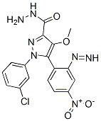 CAS#: 172701-54-1， 1-(3-Chlorophenyl)-4-Methoxy-5-(4-Nitrophenyl)Diazenylpyrazole-3-Carbohydrazide