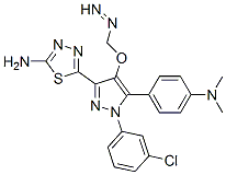 CAS#: 172701-58-5， 5-[1-(3-Chlorophenyl)-5-(4-Dimethylaminophenyl)Diazenyl-4-Methoxypyrazol-3-Yl]-1,3,4-Thiadiazol-2-Amine