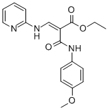 CAS#: 172753-07-0， Ethyl (E)-2-[(4-Methoxyphenyl)Carbamoyl]-3-(Pyridin-2-Ylamino)Prop-2-Enoate