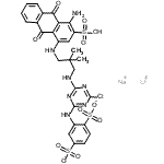 CAS#: 172890-93-6， Lithium Sodium 2-[[4-[[3-[(4-Amino-9,10-Dioxo-3-Sulfo-1-Anthryl)Amino]-2,2-Dimethyl-Propyl]Amino]-6-Chloro-1,3,5-Triazin-2-Yl]Amino]Benzene-1,4-Disulfonate