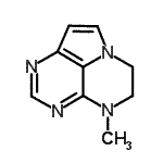CAS#: 172982-69-3， 4-Methyl-5,6-Dihydro-4H-Pyrrolo[3,2,1-De]Pteridine