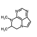 CAS#: 172982-70-6， 4,5-Dimethyl-5,6-Dihydro-4H-Pyrrolo[3,2,1-De]Pteridine