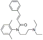 CAS#: 17307-21-0， N-(3-Diethylaminopropyl)-N-(2,6-dimethylphenyl)-3-phenyl-acrylamide
