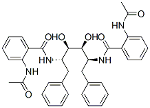CAS#: 173094-16-1， 2-Acetamido-N-[(2S,3S,4R,5S)-5-[(2-Acetamidobenzoyl)Amino]-3,4-Dihydroxy-1,6-Di(Phenyl)Hexan-2-Yl]Benzamide
