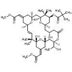 CAS#: 173107-74-9， (1S,3S,5Z,7R,8E,11R,13Z,15S,17R,21R,23R,25S)-1,11,21-Trihydroxy-17-[(1R)-1-Hydroxyethyl]-5,13-Bis(2-Methoxy-2-Oxoethylidene)-10,10,26,26-Tetramethyl-19-Oxo-18,27,28,29-Tetraoxatetracyclo[21.3.1.1<Sup>3,7</Sup> .1<Sup>11,15</Sup>]Nonacos-8-En-25-Yl 2,2-Dimethylpropanoate