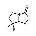 CAS#: 173315-17-8， 7,7-Difluorotetrahydro-1H-Pyrrolo[1,2-c][1,3]Oxazol-3-One