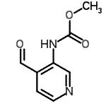 CAS#: 173371-35-2， Methyl (4-Formyl-3-Pyridinyl)Carbamate