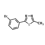 CAS#: 173406-59-2， 2-(3-Bromophenyl)-5-Methyl-1,3,4-Thiadiazole