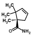 CAS#: 173411-22-8， (1R)-1,2,2-Trimethyl-3-Cyclopentene-1-Carboxamide