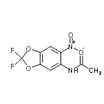 CAS#: 1736-66-9， N-(2,2-Difluoro-6-Nitro-1,3-Benzodioxol-5-Yl)Acetamide