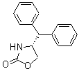 structure of CAS# 173604-33-6, (4R)-4-(Diphenylmethyl)-2-Oxazolidinone;(R)-4-Methyl-3,4-Diphenyloxazolidin-2-One;(R)-(+)-4-(DIPHENYLMETHYL)-2-OXAZOLIDIN&;(R)-4-Methyldiphenyl-2-Oxazolidinone