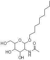 CAS#: 173725-28-5， Nonyl 2-Acetamido-2-Deoxyhexopyranoside