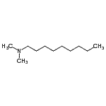 structure of CAS# 17373-27-2, N,N-Dimethyl-1-Nonanamine;1-(Dimethylamino)nonane;Dimethyl n-nonyl amine;N,N-Dimethyl-1-nonanamine