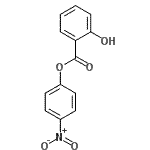 结构式 CAS# 17374-48-0, 4-硝基苯基水杨酸酯