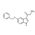 CAS#: 173844-39-8， Methyl 5-(Benzyloxy)-1H-Indole-3-Carboxylate