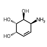 CAS#: 173935-16-5， (1S,2S,3S,6S)-6-Amino-4-Cyclohexene-1,2,3-Triol