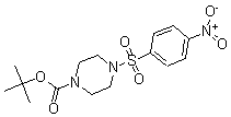 CAS#: 173951-83-2， 4-[(4-Nitrophenyl)Sulfonyl]-1-Piperazinecarboxylic acid 1,1-Dimethylethyl Ester