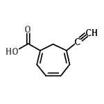 CAS#: 174018-23-6， 6-Ethynyl-1,3,5-Cycloheptatriene-1-Carboxylic Acid