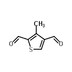 CAS#: 174148-87-9， 3-Methyl-2,4-Thiophenedicarbaldehyde