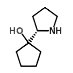 CAS#: 174195-98-3， 1-[(2S)-2-Pyrrolidinyl]Cyclopentanol