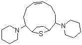 CAS#: 174198-13-1， 1,1'-(13-Thiabicyclo[8.2.1]Tridec-5-Ene-2,9-Diyl)Bis-Piperidine
