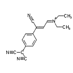 结构式 CAS# 174280-29-6, 二氰基{4-[(1Z)-1-氰基-3-(二乙基亚氨基)-1-丙烯-1-基]苯基}甲烷i去