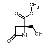 CAS#: 174283-17-1， Methyl (2S)-2-(Hydroxymethyl)-4-Oxo-2-Azetidinecarboxylate