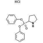 CAS#: 174298-14-7， Diphenyl 2-Pyrrolidinylphosphonate Hydrochloride (1:1)