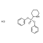 CAS#: 174298-15-8， Diphenyl 2-Piperidinylphosphonate Hydrochloride (1:1)