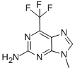 结构式 CAS# 1744-14-5, 9-甲基-6-(三氟甲基)-9H-嘌呤-2-胺