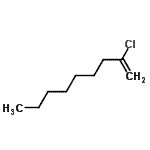 结构式 CAS# 1745-15-9, 2-氯-1-壬烯