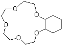 structure of CAS# 17454-48-7, Cyclohexano-15-Crown-5;Nsc339324;Tetradecahydro-1,4,7,10,13-Benzopentaoxacyclopentadecin