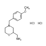 CAS#: 174560-85-1， 1-[4-(4-Methoxybenzyl)-2-Morpholinyl]Methanamine Dihydrochloride