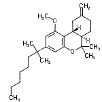 CAS#: 174627-56-6， (6aR,10aR)-1-Methoxy-6,6-Dimethyl-9-Methylene-3-(2-Methyl-2-Octanyl)-6A,7,8,9,10,10A-Hexahydro-6H-Benzo[c]Chromene