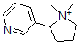 CAS#: 17479-21-9， 3-(1,1-dimethyl-2-pyrrolidin-1-iumyl)pyridine