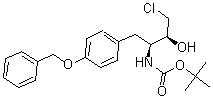 CAS#: 174801-33-3， N-[(1S,2S)-3-Chloro-2-Hydroxy-1-[[4-(Phenylmethoxy)Phenyl]Methyl]Propyl]-Carbamic acid 1,1-Dimethylethyl Ester