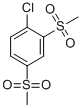 structure of CAS# 17481-98-0, 1-Chloro-2,4-Bis-Methanesulfonyl-Benzene;1-Chloro-2,4-Dimesyl-Benzene;Benzene, 1-Chloro-2,4-Bis(Methylsulfonyl)-;St5443889