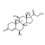 CAS#: 174866-45-6， (6beta)-6,11,17,21-Tetrahydroxypregn-4-Ene-3,20-Dione