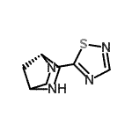 CAS#: 174953-95-8， (1R)-2-(1,2,4-Thiadiazol-5-Yl)-2,5-Diazabicyclo[2.2.1]Heptane