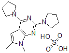 CAS#: 175097-45-7， 6,7-Dimethyl-2,4-Dipyrrolidin-1-Ylpyrrolo[3,2-e]Pyrimidine sulfate