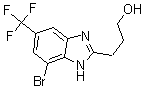 CAS#: 175135-16-7， 7-Bromo-5-(Trifluoromethyl)-1H-Benzimidazole-2-Propanol
