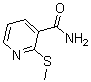 结构式 CAS# 175135-28-1, 2-(甲硫基)-3-吡啶甲酰胺