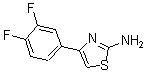 结构式 CAS# 175135-32-7, 4-(3,4-二氟苯基)-2-噻唑胺