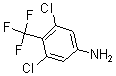 structure of CAS# 175135-49-6, 3,5-Dichloro-4-(Trifluoromethyl)Aniline;2'-Bromo-4'-(Trifluoromethyl)Acetanilide 98%;2'-BROMO-4'-(TRIFLUOROMETHYL)ACETANILIDE 98;4-ACETAMIDO-3-BROMOBENZOTRIFLUORIDE 97%