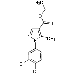 CAS 登录号:175135-70-3, 乙基1-(3,4-二氯苯基)-5-甲基-1H-吡唑-4-羧酸酯