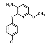 CAS 登录号：175135-95-2， 2-[(4-氯苯基)硫基]-6-甲氧基-3-吡啶胺