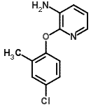 CAS 登录号：175136-21-7， 2-(4-氯-2-甲基苯氧基)-3-吡啶胺