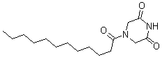 CAS 登录号：175136-49-9， 4-(1-氧代十二烷基)-2,6-哌嗪二酮